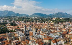 Aerial view of Varese