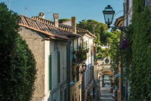 Aguillara Sabazia Town, Lake Bracciano, Province of Rome, Italy