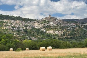 Mountain landscape in Abruzzo at summer