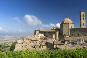 Panoramic view of Volterra, Tuscany