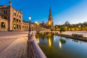 Plaza De Espana in Sevilla,Spain