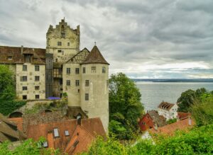 Beautiful shot of the historic Meersburg Castle in Germany