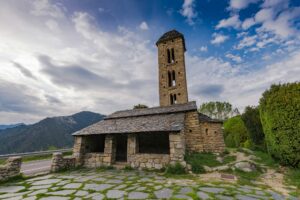 Church of Sant Miquel Engolasters in Andorra.