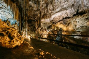 Cuevas De Nerja - Caves Of Nerja In Spain. Famous Landmark.