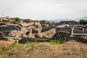 Image of ancient Pompeii in Italy