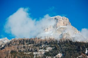 Italian Dolomites in Winter , Alta Badia, Colfosco