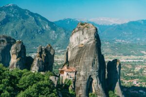 Meteora monasteries, Greece. The Monastery of Rousanou or St. Ba