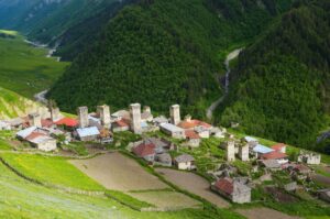 Mountain village in Georgia