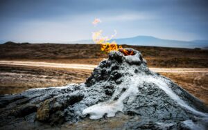 mud volcanoes of Gobustan