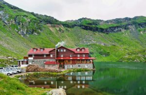 Photo of balea lake in fagaras mountains