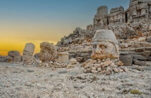 Travel concept photo. Adiyaman / Nemrut Mountain / Turkey