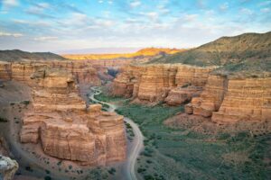 View of Charyn Canyon, Kazakhstan