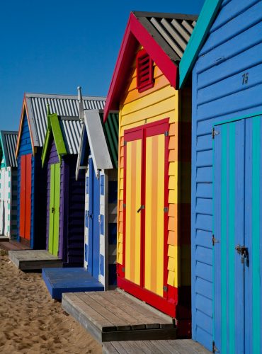 Brighton Beach Bathing Boxes